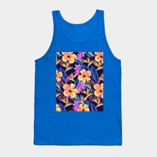 Aloha Blacklight Royal Yellow Tank Top